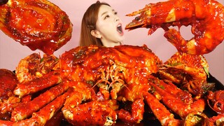 [Mukbang] 역대급 화끈한🔥킹크랩🦀킹타이거새우 전복 해물찜 🦀 KINGCRAB SEAFOODBOIL ASMR Ssoyoung