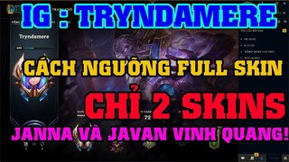 [LMHT] REVIEW ACC INGAME TRYNDAMERE | SỞ HỮU 1201 TRANG PHỤC, RẤT TIỆM CẬN FULL SKIN LMHT