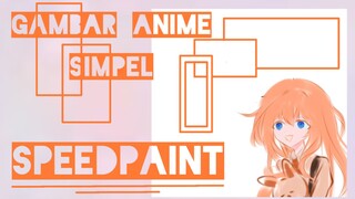 SPEEDPAINT || Anime simpel || ibispainx