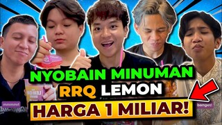 REAKSI TIM RRQ NYOBA MINUMAN RRQ LEMON Rp 1 MILIAR