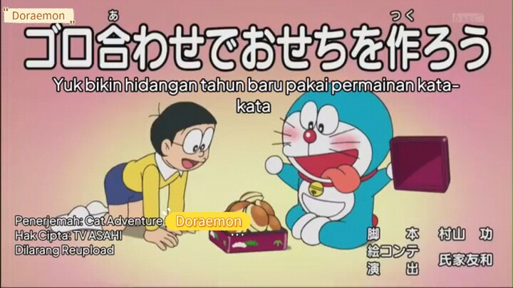 Doraemon - Yuk Bikin Hidangan Tahun Baru Pakai Permainan Kata (Sub Indo)