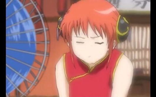 [Gintama] I really want to take Kagura home and raise her!!! After all, who can refuse such a cute K