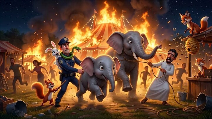 The Shocking Truth About a Mother Elephant's Love for Her Baby | Funny Cartoon | Mama Toons