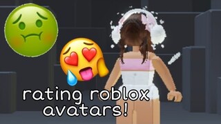 RATING MY SUBCRIBERS ROBLOX AVATARS! *PART 1*