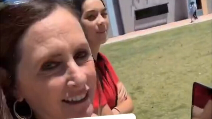 Deliberately calling the teacher by their name to see how they react.