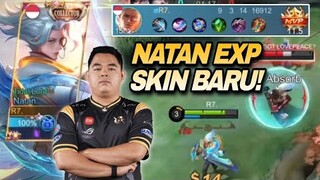 NATAN TIDAL LORD DI EXPLANE !! AUTO MVP BOSS !! R7 NATAN - MOBILE LEGENDS