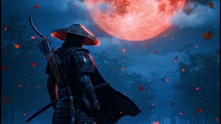 Ronin’s Autumn: Blood Moon to Peace⛩️⛩️🍂#AutumnVibes #Japan #CinematicEdit #Aesthetic #WarriorSpiri