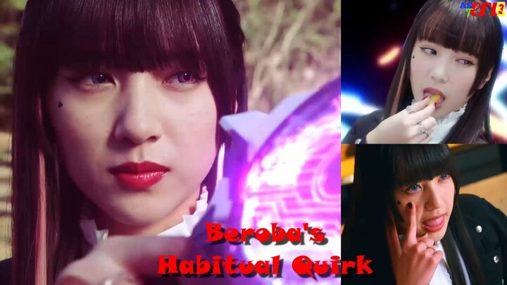 Beroba's habitual quirk in Kamen Rider Geats