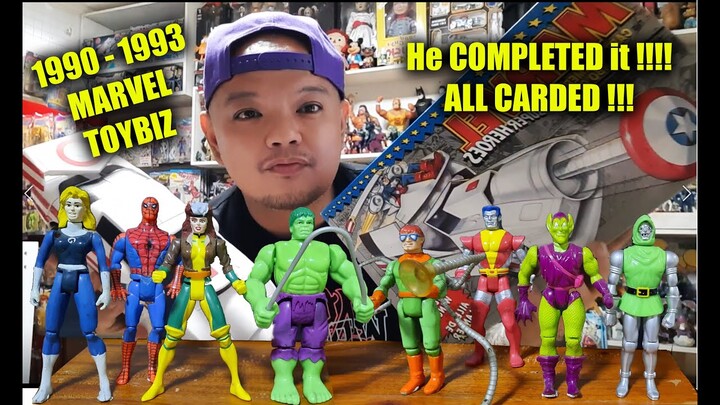 Complete 1990 to 1993 Marvel Toybiz carded collections by The Filipino Picker
