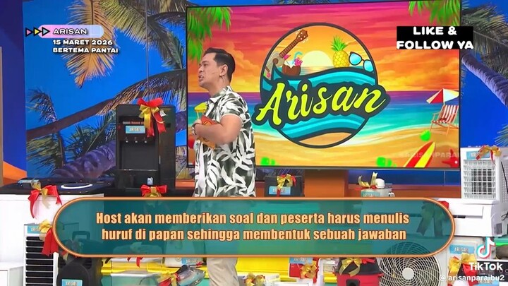 FULL ARISAN 15/03/26 PANTAI