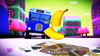 Wheels on the Bus vs. BANANA & FRUITS LATEST CoCoMeLoN