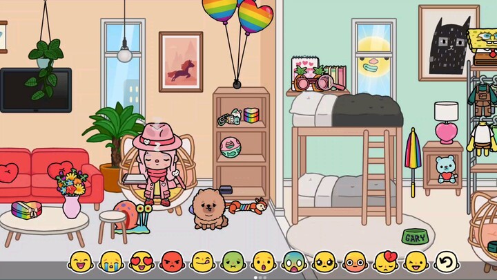at i sleep  with pet (garry) (marlo) [toca boca]
