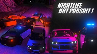 HOT PURSUIT DISERBU PULUHAN POLISI !! UDAH KAYA NFS MOST WANTED !! GTA V ROLEPLAY