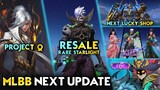 RESALE RARE STARLIGHT | PRJECT Q EVENT | LUCKY SHOP UPDATE - Mobile Legends #whatsnext