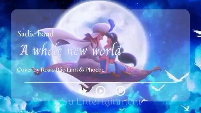 A Whole New World - Mena Massoud, Naomi Scott | Cover by Satlie Band (Lyrics Video)