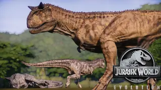 Carnotaurus || All Skins Showcased - Jurassic World Evolution