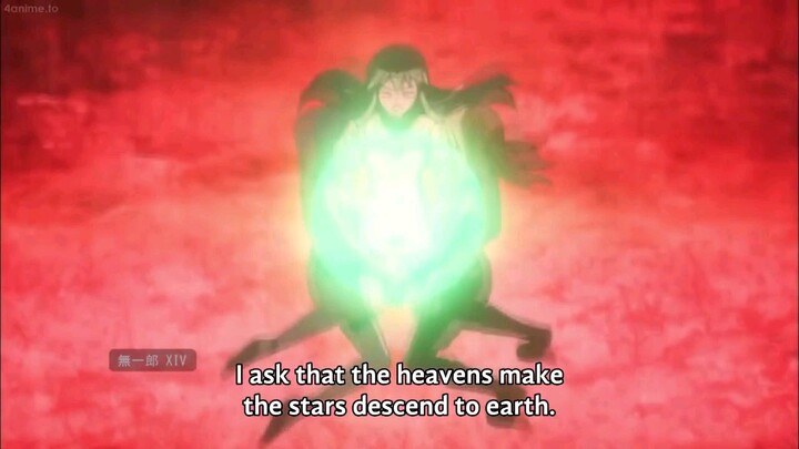 I ask that the heavens make the stars descend to earth and I will...........