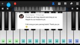 Paru Parong Bukid • Filipino Folk song • Easy Tutorial Piano • Mobile App Piano • How to Play