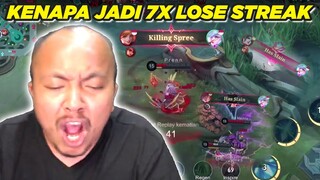 KENAPA SAMPE 7X LOSE STREAK !!! GARA GARA SKIN KUTUKAN KAH ADIK ADIK ?!!