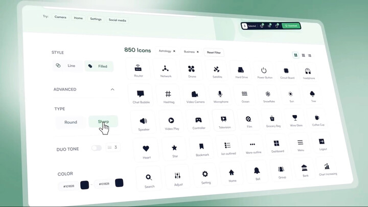 [UI Interactive Animation] One interactive animation that saves the product a lot of explanation.