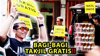 BAGI-BAGI TAKJIL GRATIS KE WARGA!! 3 MENIT LANGSUNG LUDESS!!