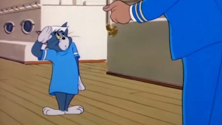Is Tom working as a security guard on the cruise ship? Hahaha