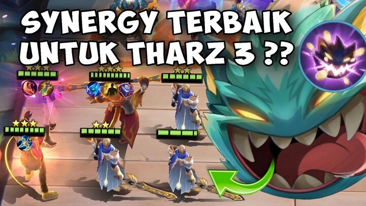 INI SYNERGY TERBAIK MAIN THARZ 3 ?? SEKALI JADI AUTO MENANG?? COMBO MAGIC CHESS MOBILE LEGENDS 2024