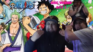 ONE PIECE WANO ARC - ACT 1 - BEST MOMENTS REACTION [ ft. UZUMAKI KHAN ]