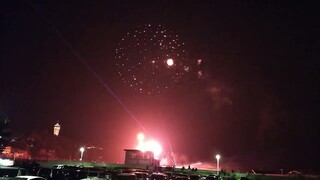 突然の江ノ島花火大会