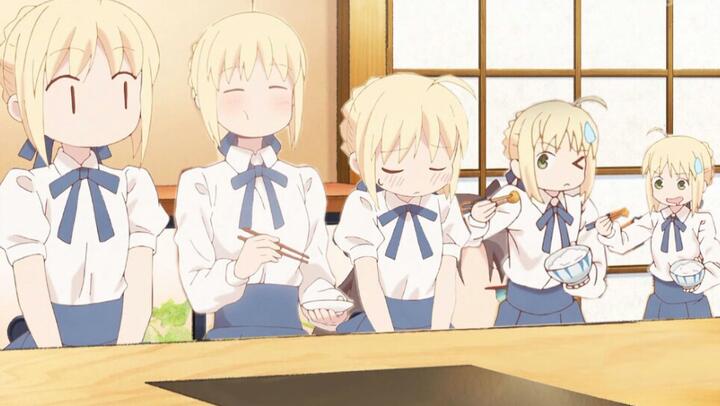 Cute Moments of Saber! I bet You Can't Resist it!
