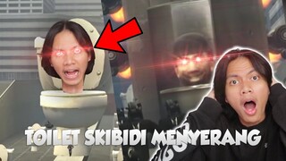 SKIBIDI TOILET MENYERANG, TIDAAAAAAAK !!! Reaction Skibidi Toilet - Part 1