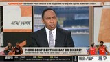 Stephen A.: "Congratulations, the Sixers have made it a series. Heat will win in 6, instead of 5."