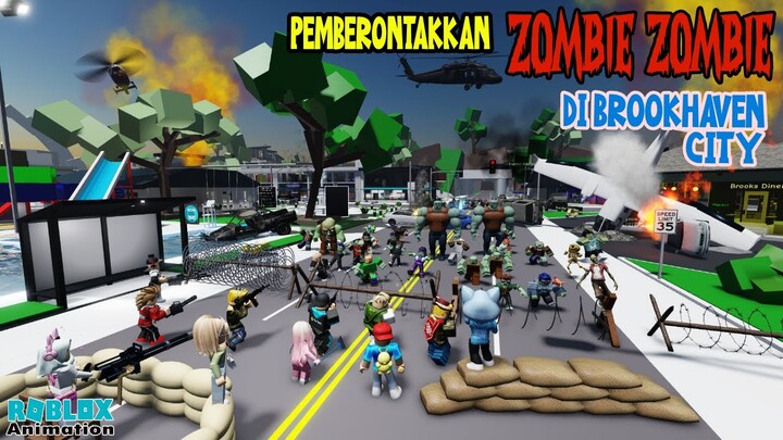 Pemberontakkan Zombie BarBar di Brookhaven | Animasi Roblox