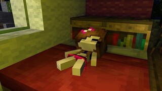 Steve Girl Silver Herobrin - Minecraft Animation