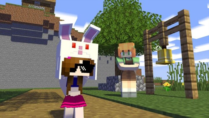Steve Girl swims loli dance anjay money - minecraft animation #shorts