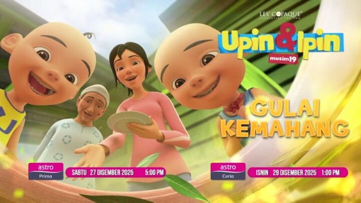 Upin & Ipin Musim 19 - Perang Kuali Gulai Kemahang (Full Episode)