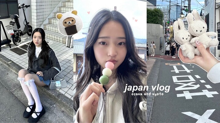 JAPAN VLOG🍡osaka & kyoto: universal nintendo world, arashiyama, miffy bakery, dotonbori, what i eat