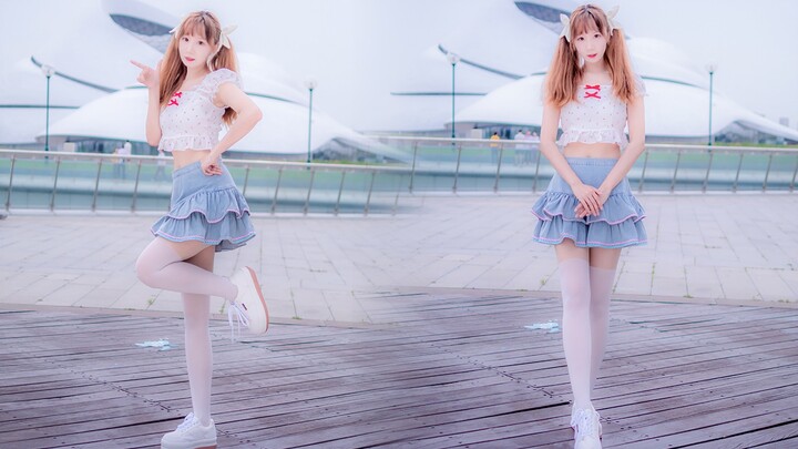 High sweetness warning❤ White silk sweet girl┃Bring you a cool summer➹