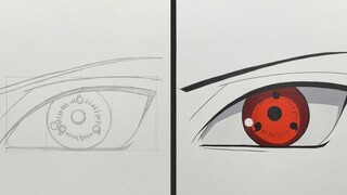 วิธีการวาด Sharingan ง่าย - Naruto Shippuden