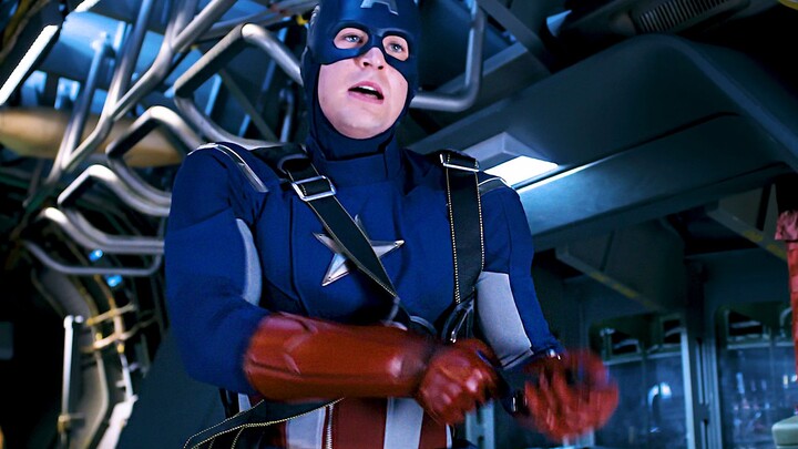 Captain America: If I had known my body was so sturdy, I would have jumped out of the plane!