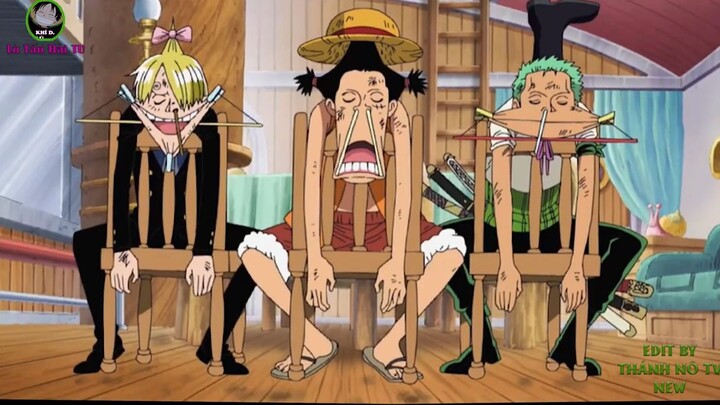 Muốn đánh thức Luffy Zoro Sanji đã có Usopp dùng cách này