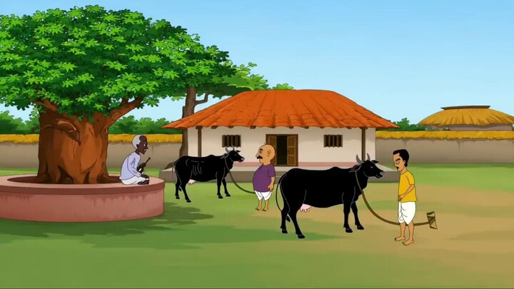 🐄 কৃপণ চাষীর গরু _ ঠাকুমার ঝুলি _ বাংলা কার্টুন গল্প _ Thakumar Jhuli