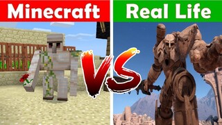 MINECRAFT CÓ THẬT NGOÀI ĐỜI ?! MINECRAFT vs REAL LIFE ANIMATION ** KIÊN RIC