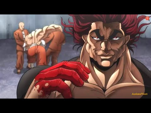 BAKI HANMA VS LEE KAIOH - BAKI ENVENENADO É SALVO PELA KOZUE - DUBLADO