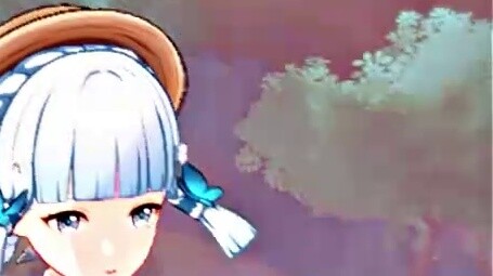 Kamisato Ayaka dances and spins, and after calling her wife Viagra appears. If you want to know what