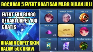 BOCORAN 5 EVENT TERBARU MOBILE LEGENDS!!! DAPET SKIN DAN BORDER GRATIS