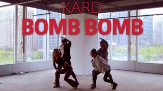 【ONeeCrew】KARD_BOMB BOMB nhảy điệu nhảy Shailless Quick Flip trong phòng tập nhảy