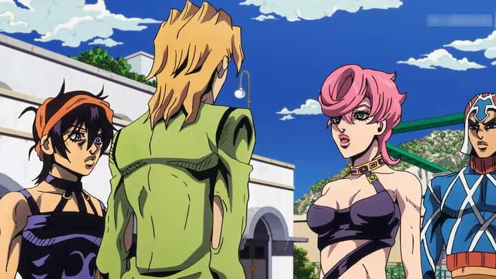JoJo's Bizarre Adventure: A girl is molested by a pervert, a boy saves her and fights against an evi