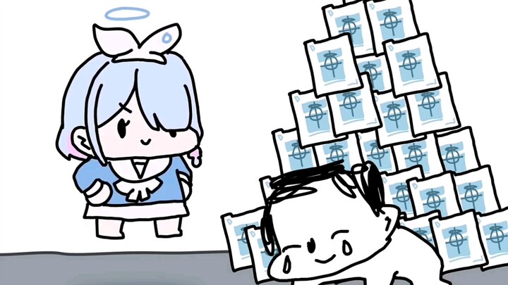 阿罗娜：Sensei ! 又是九蓝一金呢 !