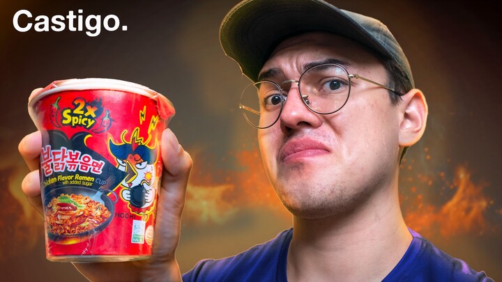Responde Bien... o Come EL RAMEN Más Picante del Mundo🥵